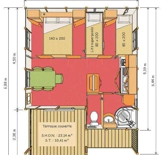 Chalet 3 étoiles - Piscine - Ccb0fdc